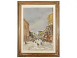 Norberto Martini, Risted Florence Shrocking, oil on canvas