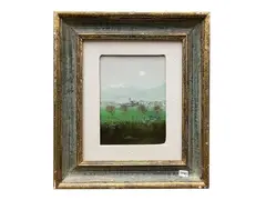 Manlio Bacosi, Tramonto 1972, oil on canvas