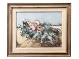Sergio Scatizzi, Dead nature with flowers, Mixed technique on paper