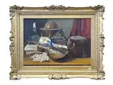 Giancarlo Garzelli, Composition, oil on canvas