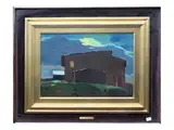 Renato Natali, Night, oil on panel
