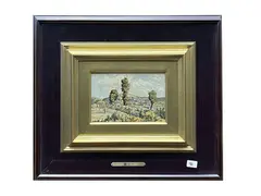 Tuscan landscape 1949 by Gino Romiti, oil on hardboard, offered Nov 2025