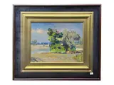 Cafiero Filippelli, Rotonda Ardenza, oil on panel