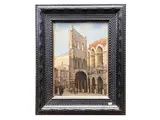 Giuseppe Colombarolli, Via Costa Verona - Verona Arena 1931, two oil paintings on panel
