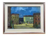 Renato Natali, Night, Signature lower right.