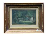 Seve Sospizio, Cascine 1947, oil on panel