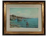 Renuccio Renucci, Octopus Fisherman, oil panel