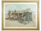 Ghigo Tommasi, Butter 1973, Oil on tablet