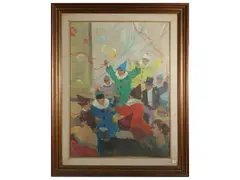 Carnival by Renato Natali, oil on canvas, offered Nov 2025