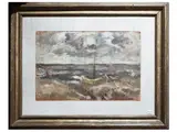Mario Marcucci, Marina 1954, Cardboard oil