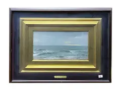 Tuscan navy by Raffaello Gambogi, oil on cardboard, offered Nov 2025
