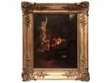 Cristiano Banti, Allegorical scene, oil on canvas
