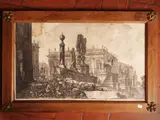 Francesco Piranesi, Veduta del Campidoglio di fianco, etching