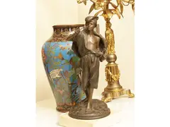 Achille D’Orsi, Fisherman with a pipe, bronze sculpture