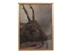 Game by Eugenio Cecconi, Oil on panel, offered Oct 2025
