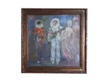 Vincenzo La Bella, Carnival, oil on canvas
