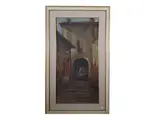Riccardo Viriglio, Via Longobardi, 1928, oil on canvas