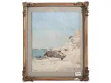 Attilio Pratella, Seascape, watercolor on paper