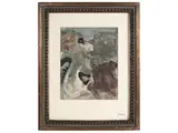 Scene with masked characters by Beppe Ciardi, Watercolor on paper, offered Sep 2025