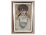 Marcello Boccacci, Female figure, Mixed technique on cardboard