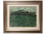Emanuele Cappello, Paesaggio 1960, oil on canvas
