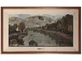Renzo Grazzini, Arno, oil on table