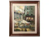 Emanuele Cappello, Carousel, oil on canvas