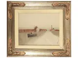 Renato Borsato, Mattino a Venezia, oil on canvas