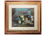 Francesco Bausi, Natura morta con miele 1968, oil on canvas