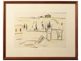 Sergio Scatizzi, Taccuino di Viaggio in Grecia, Lot of watercolors on paper