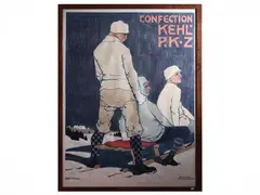 Burkhard Mangold, Confection Kehl - P.K.Z 1909, Affiche with lithography on paper