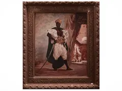 Georges Clairin, Oriental figure, oil on canvas