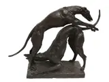 Libero Andreotti, Greyhounds, from the plastic group Diana and Atteone, bronze group