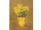Antonio Bueno, Mimosa, Oil on Faesite