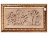 Carl L. F. Becker, Venus - Orpheus, Pair of porcelain high -relief plates