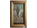 Carlo Ademollo, Garibaldi on horseback, oil on canvas