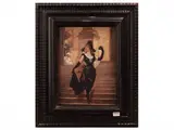 Fanny Caillé, Sappho, after Spiridon, Oil on panel