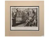 Tommaso De Vivo, La statua di Verre per decreto del Senato della città di Centoripi viene rovesciata, etching on copper