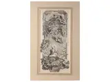 Pietro Aquila, Barberini apotheosis (from Pietro da Cortona's fresco), etching