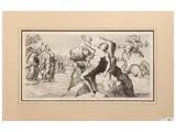 François Poilly, Perseo and Andromeda (from Annibale Carracci), etching