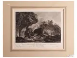 Nicolas de Launay, From Loutherbourg: Le Four to Chaux, etching and burin