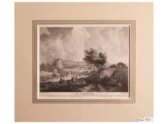 Jean Moyreau, Les Baigneurs (after Philips Wouwerman), etching and burin