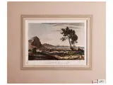 View of Room of Partenico in Sicily by Antonio Zuccagni Orlandini, copper engraving etching, offered Jun 2025