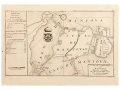 Città, e fortezza di Mantova (XVII/XVIII century) by Vincenzo Maria Coronelli, Descritta, offered May 2025