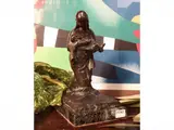 Albino Dal Castagnè, Madonna and Child, bronze sculpture