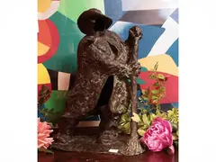 Giuseppe Gorni, Character, bronze sculpture
