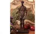 Giuseppe Gorni, Study for Monumento al Capolega 1940, bronze sculpture