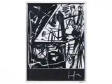 Emilio Vedova, Numero 4 (studio per plurimo) (1970), Off-set print