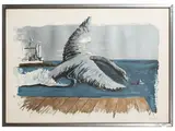 Sergio Vacchi, Untitled, lithograph