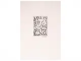 Giuglio Salvadori, Figures, two lithographs